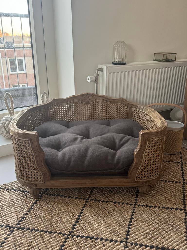 Luxe mand van Lord Lou, hout en ritje, Ophalen, Zo goed als nieuw, Overige