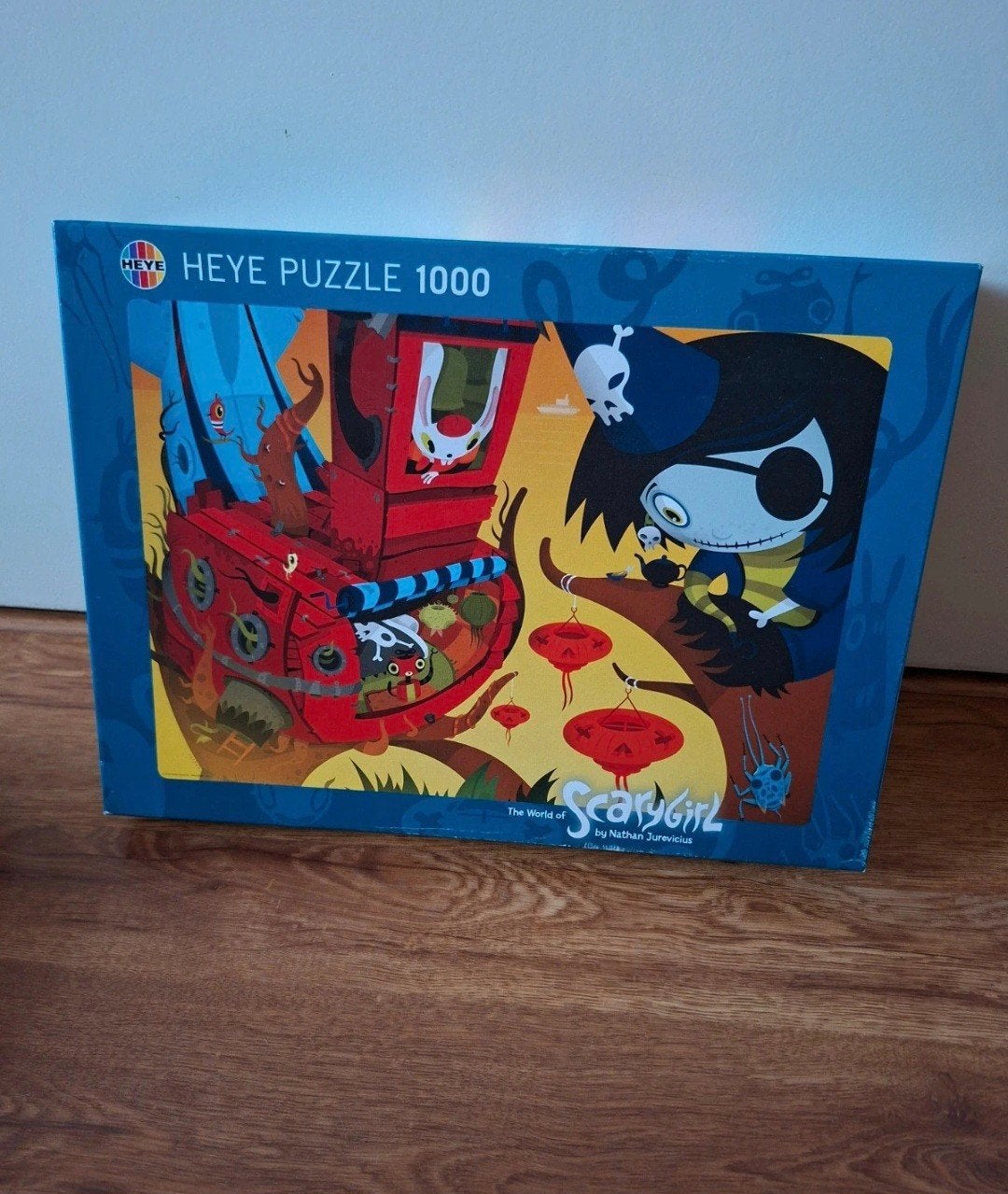 Heye Puzzel 1000 Stukjes - The World of Scarygirl, Ophalen of Verzenden, 500 t/m 1500 stukjes, Zo goed als nieuw, Legpuzzel