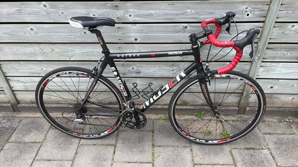 Moser karbon racefiets maat  56cm, Fietsen en Brommers, 28 inch, Gebruikt, Aluminium, Meer dan 20 versnellingen