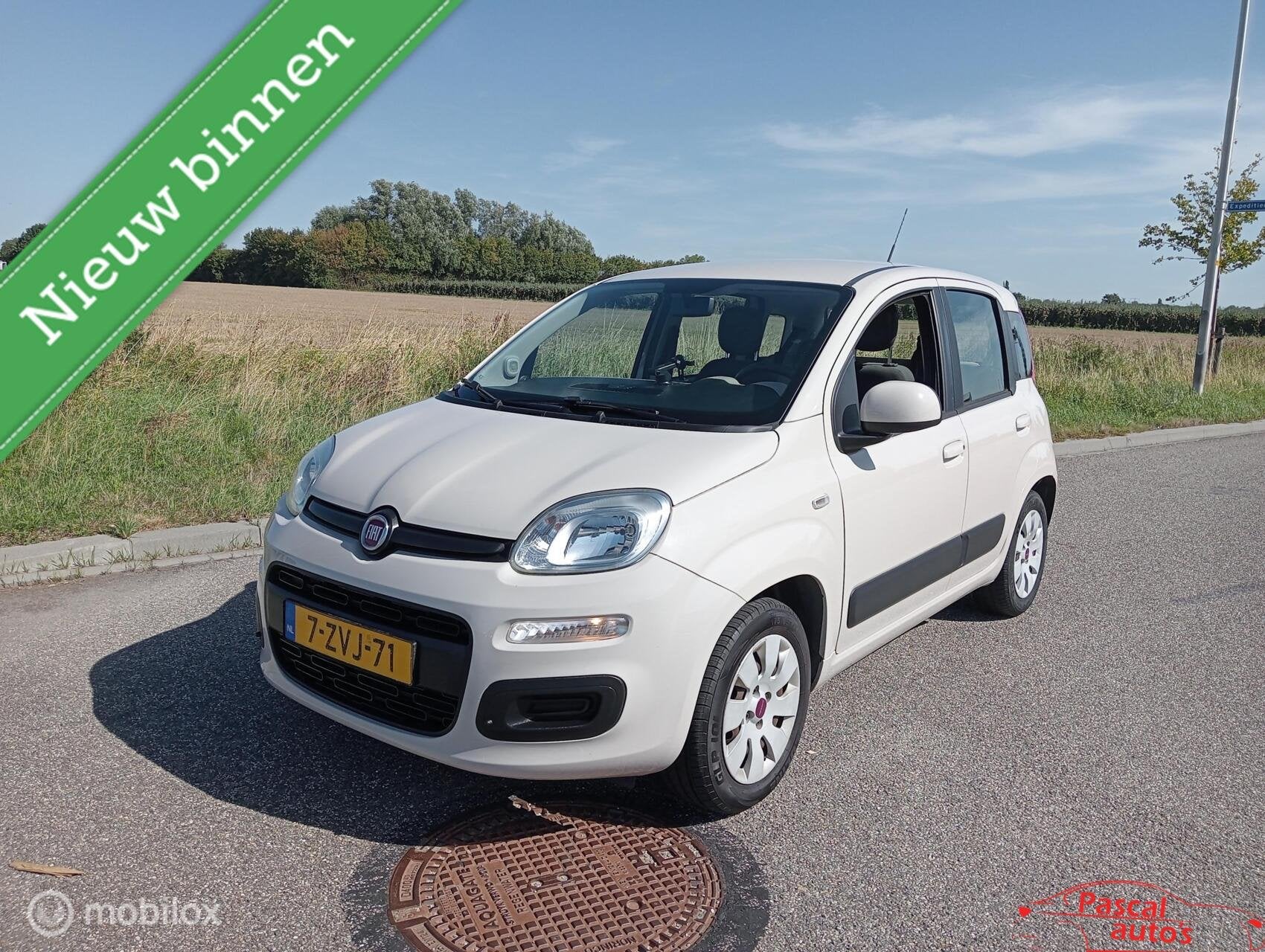 Fiat Panda 1.2 nap airco 4 cilinder! trekhaak, Stof, Gebruikt, Bruin, Origineel Nederlands