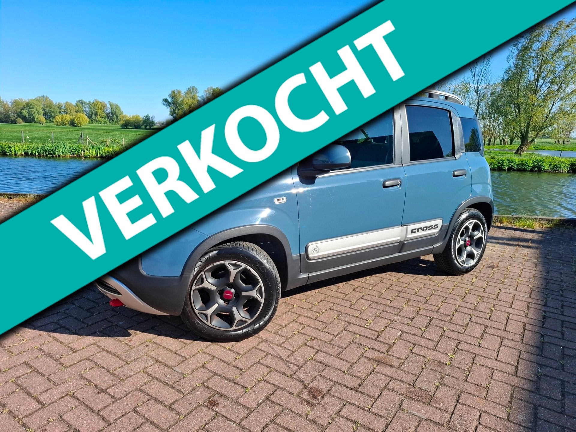Fiat Panda 1.0 Hybrid Cross Airco Pdc Stoel- Voorruit verwar, Auto's, Dealer onderhouden, Stof, Gebruikt, Euro 6