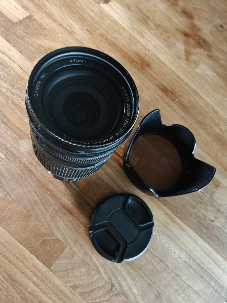Canon EF-S 18-200mm IS zoom lens, Gebruikt, Canon, Handmatige focus, Canon EF-S