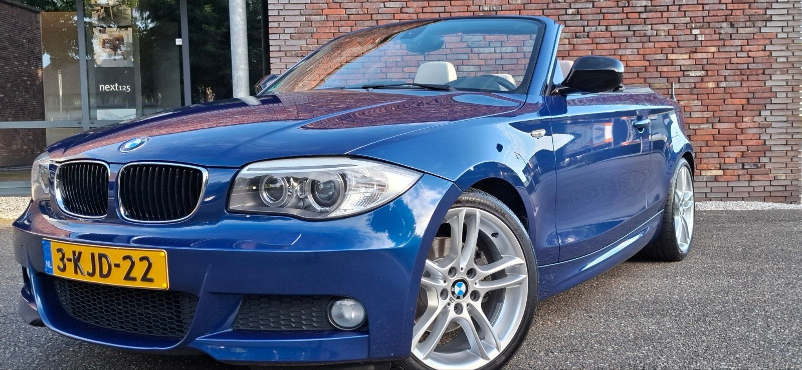 BMW 1-Serie 2.0 120I Cabrio AUT 2013 Lemans Blue, Auto's, Dealer onderhouden, Achterwielaandrijving, 1995 cc, 4 cilinders