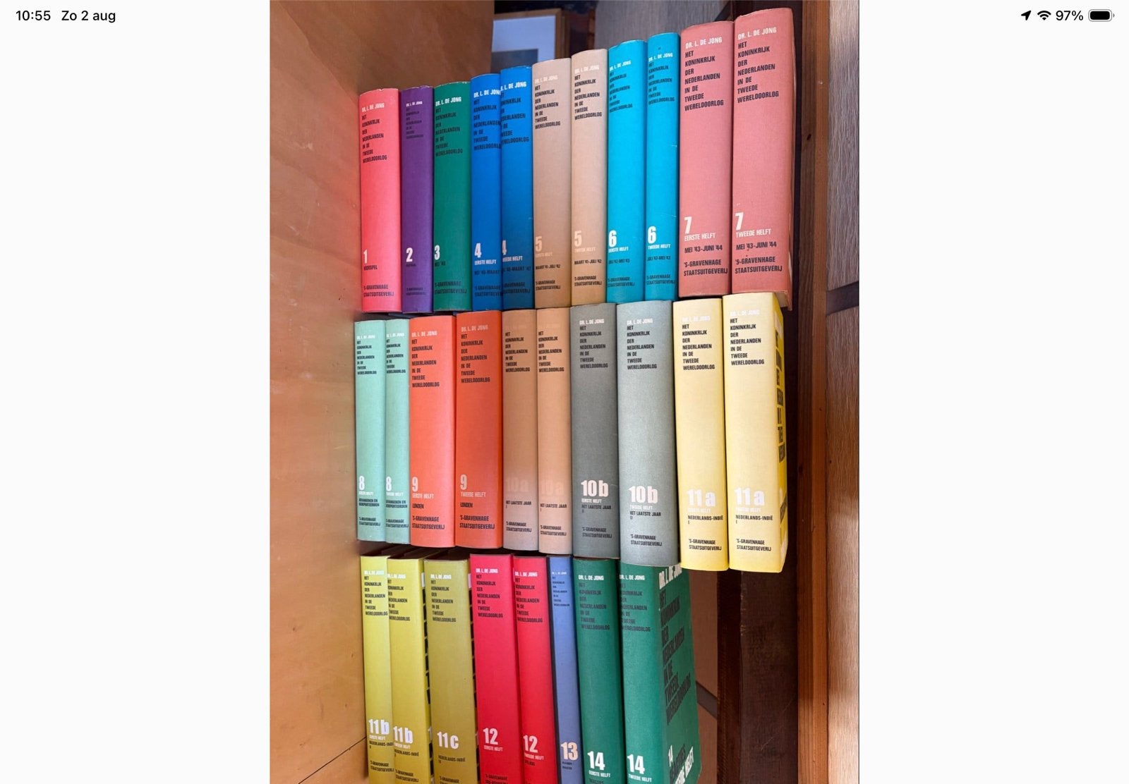 Serie Het Koninkrijk der Nederlanden, Tweede W.O. L. de Jong, Boeken, Ophalen, Tweede Wereldoorlog, Zo goed als nieuw, Algemeen