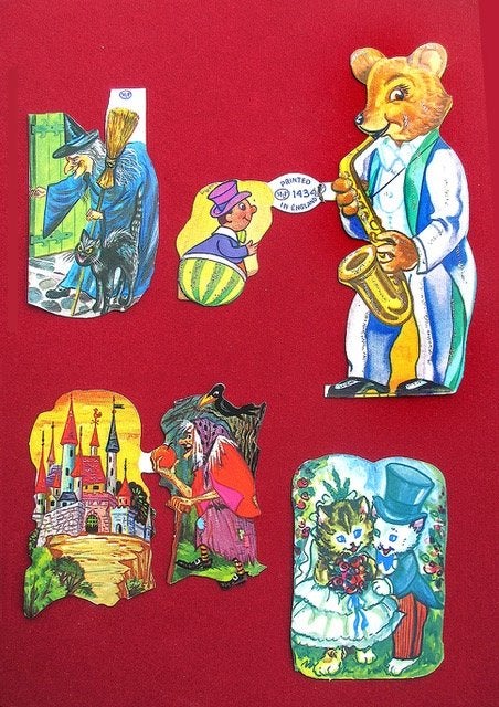 Poesieplaatjes Vintage Totaal 40 stuks Bedrag voor 3e wereld, Verzamelen, Poesieplaatjes, Ophalen of Verzenden