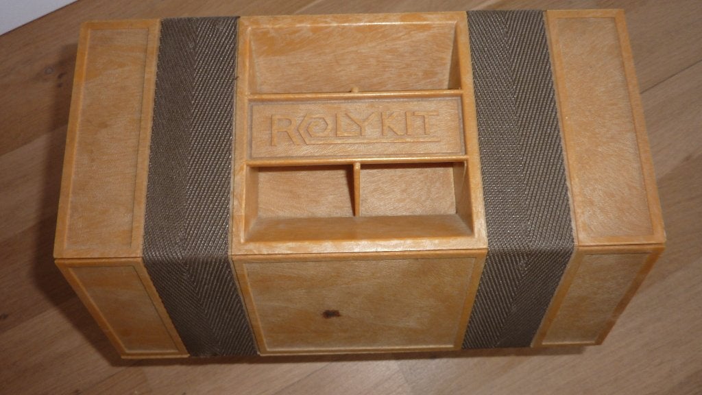 Rolykit, vintage, kist, opbergkist, opbergbox, Ophalen of Verzenden