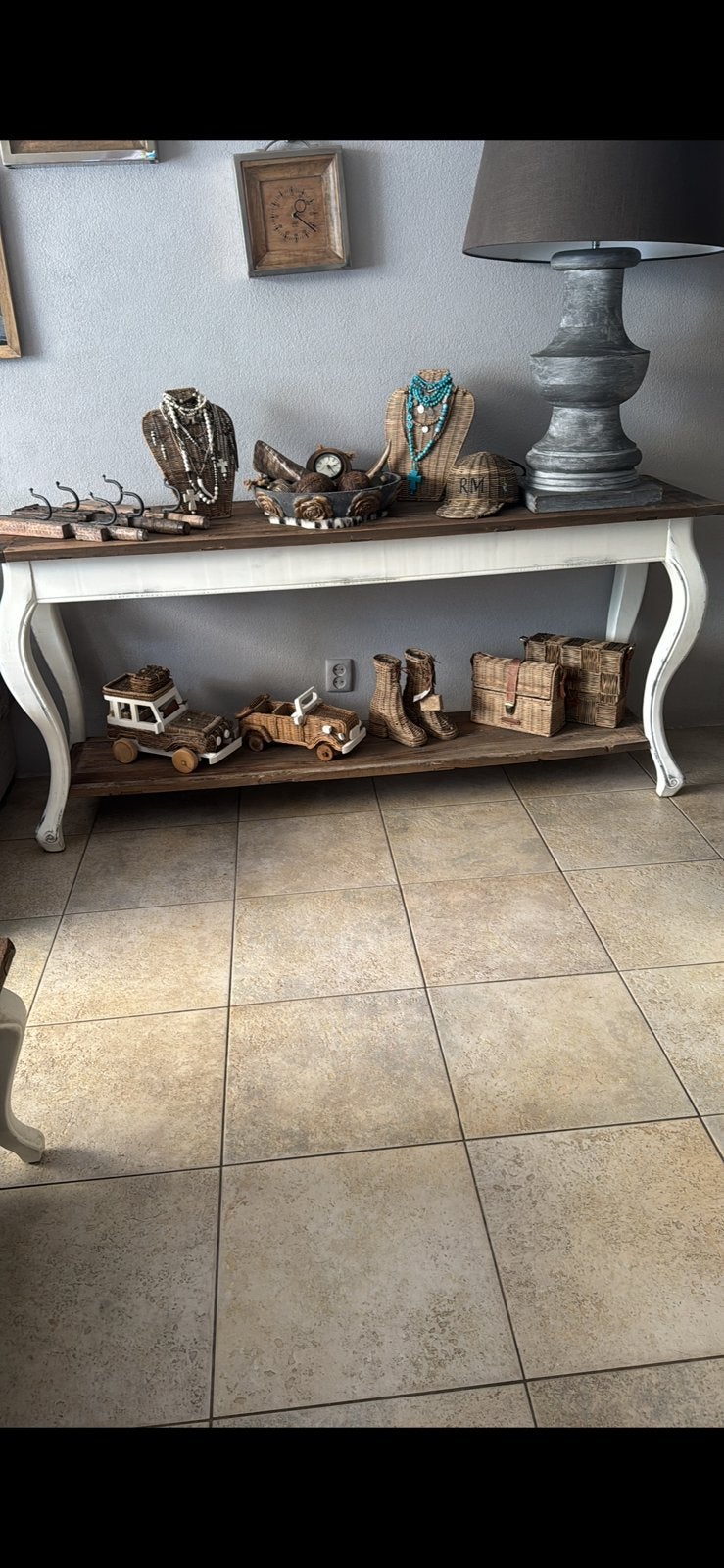 Riviera Maison driftwood Sidetafel, Ophalen, Zo goed als nieuw, Riviera Maison, 150 tot 200 cm