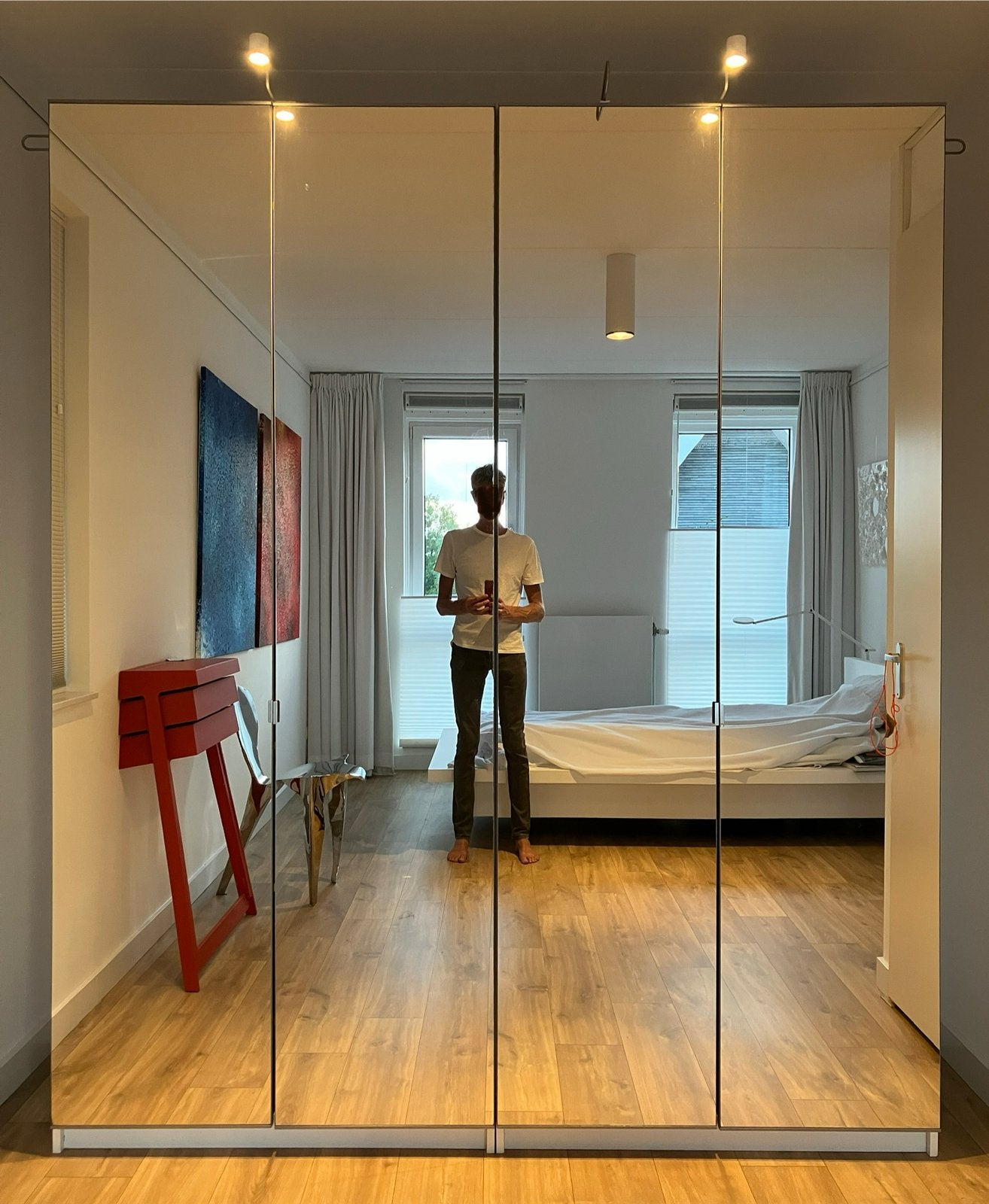 IKEA paxkast 200x236, Ophalen, Gebruikt, 200 cm of meer, Overige houtsoorten