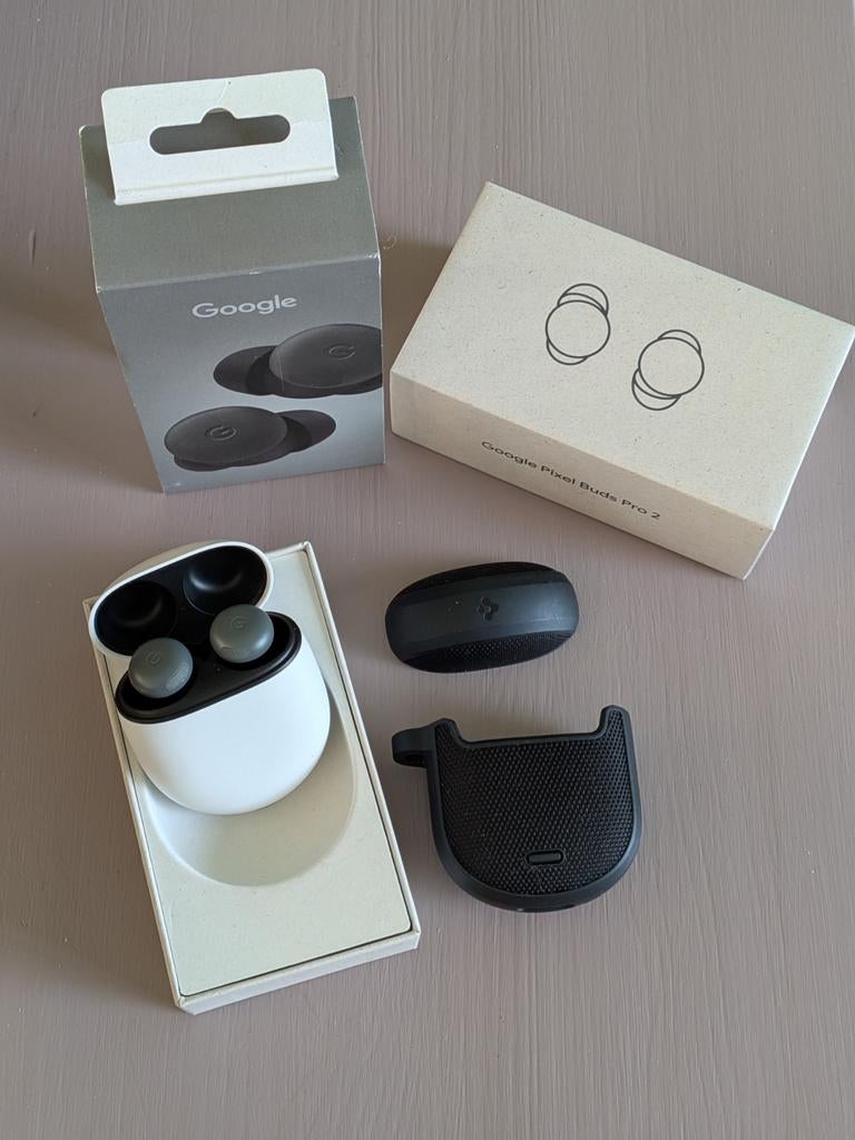 Google Pixel Buds Pro 2 (+ Spigen case), Ophalen of Verzenden