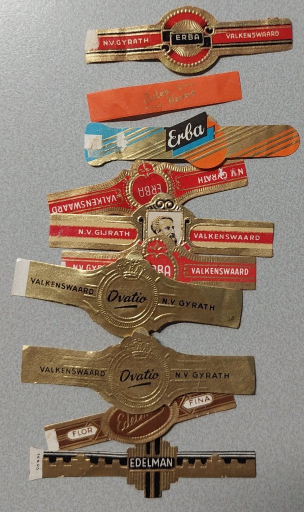 Sigarenbandjes, Ophalen of Verzenden, Gebruikt, Sigarenbandjes