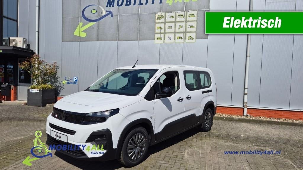 Peugeot E-RIFTER Elektrische L2 Rolstoelauto NIEUW !, Auto's, 136 pk, Met garantie (alle), Wit, Nieuw