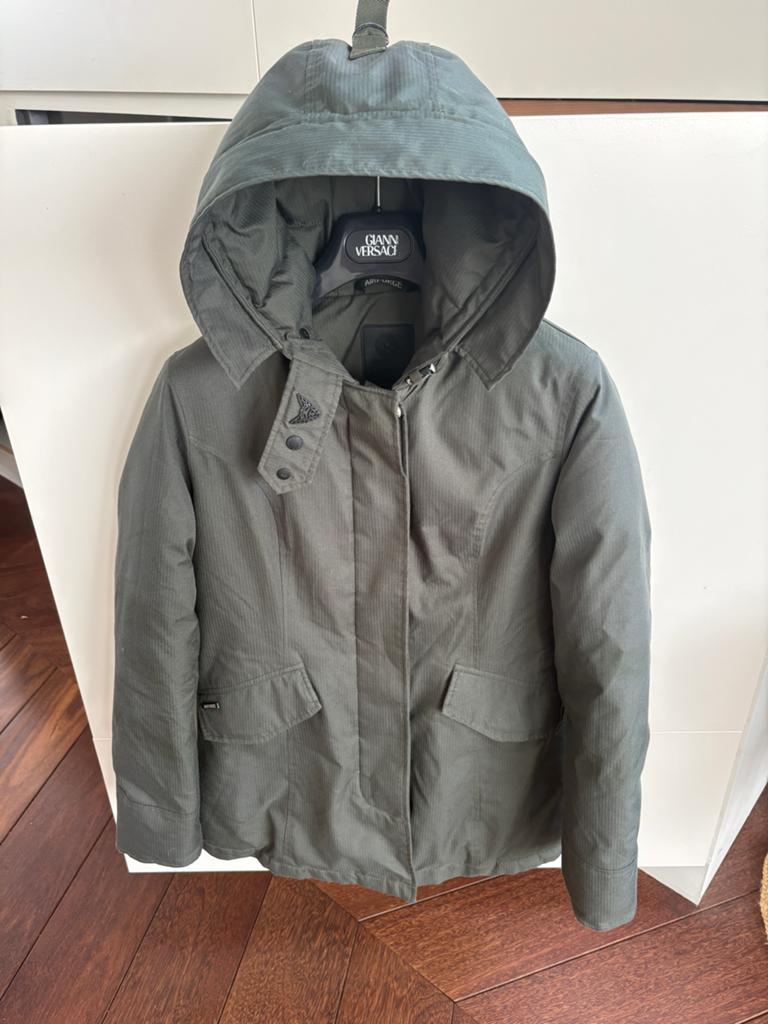 Airforce Khaki Parka Jas Maat 164 (14 jaar) met 2 Zakken, Ophalen of Verzenden, Zo goed als nieuw, Overige maten, Groen