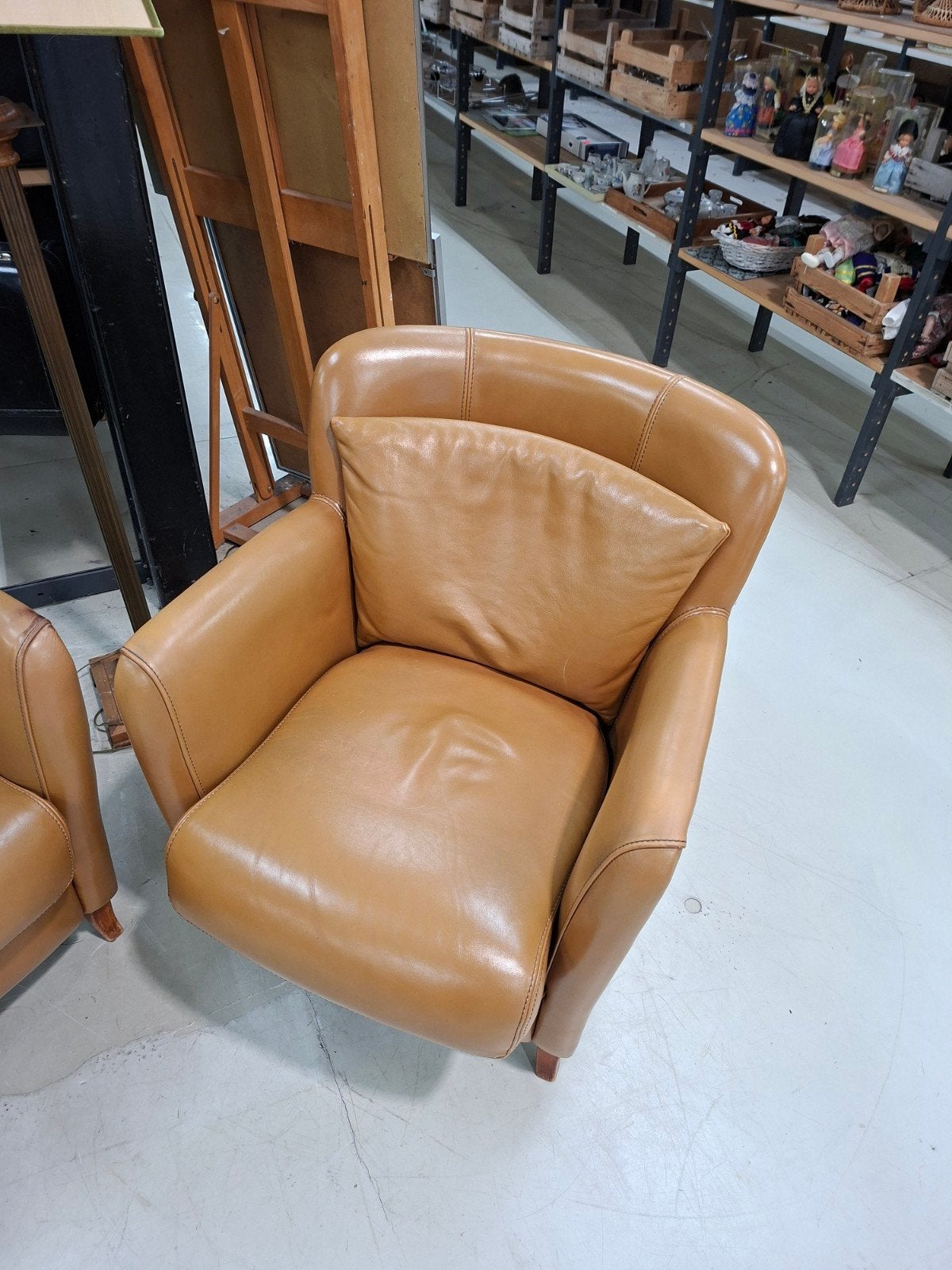 2 Comfortabele schapenleren fauteuils, Huis en Inrichting, Fauteuils, Gebruikt, Onbekend, Klassiek, Comfort, Ophalen of Verzenden