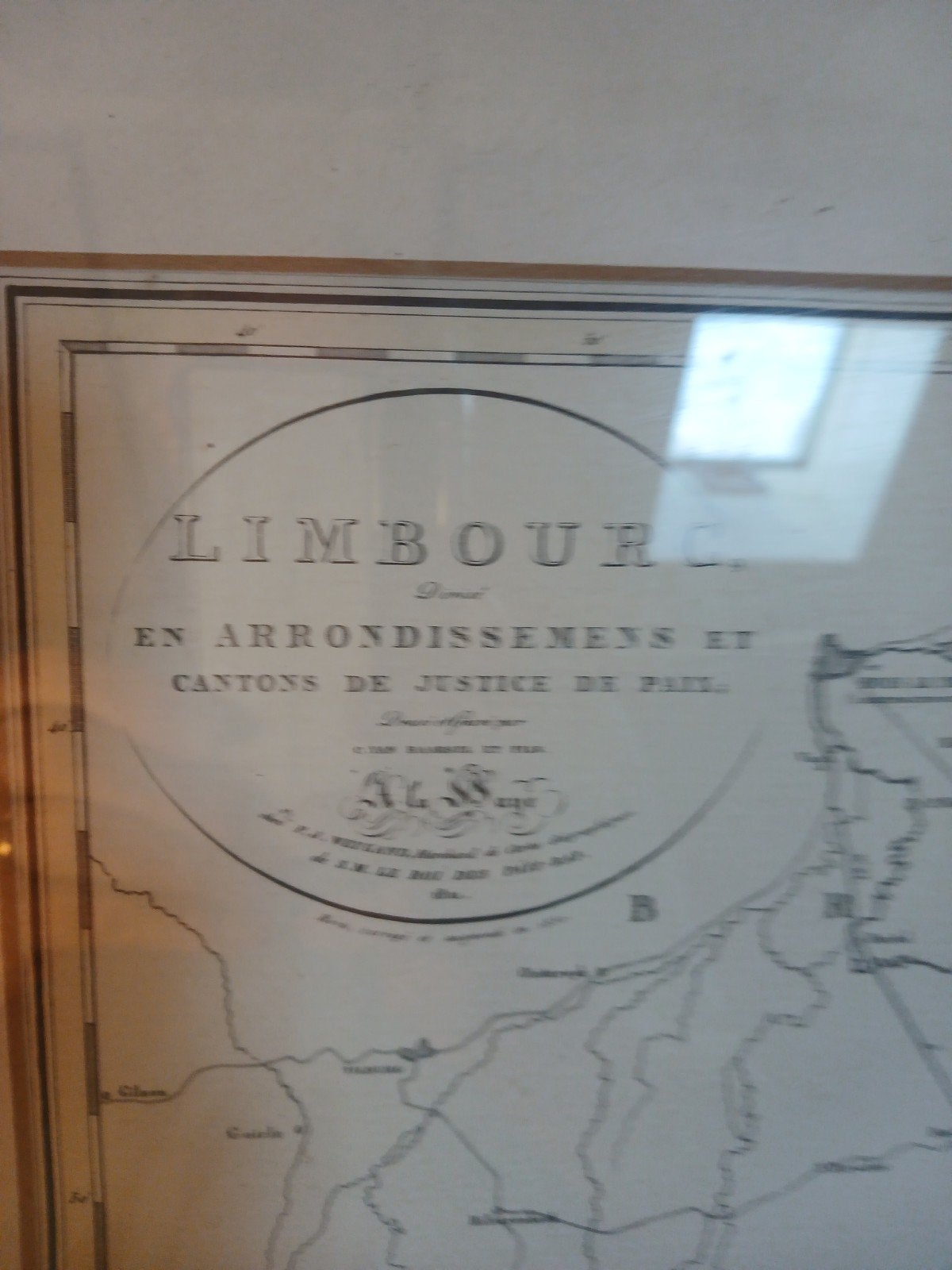 plategrond van auwd Limburg, Ophalen of Verzenden