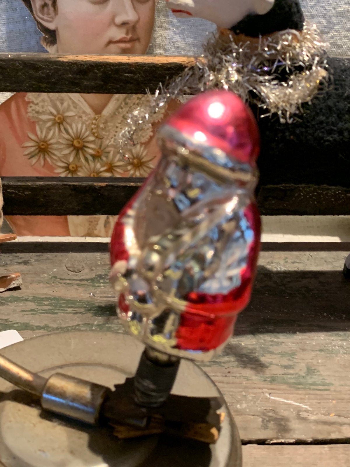 Kerst man ajeko kerstman glazen oogje, T, Ophalen of Verzenden, Zo goed als nieuw, N