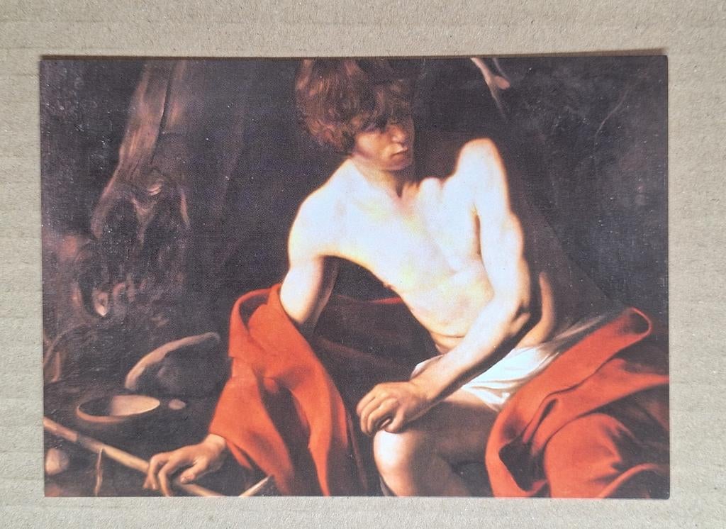 Caravaggio - Johannes de Doper, ca. 1604, Ophalen of Verzenden, 1980 tot heden, Ongelopen, Overige thema's