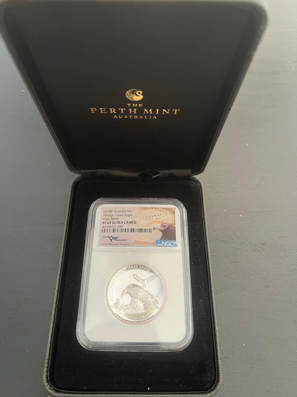 2018 Australische Wedge-Tailed Eagle 1oz Zilveren Munt, Postzegels en Munten, Ophalen of Verzenden, Losse munt, Zilver