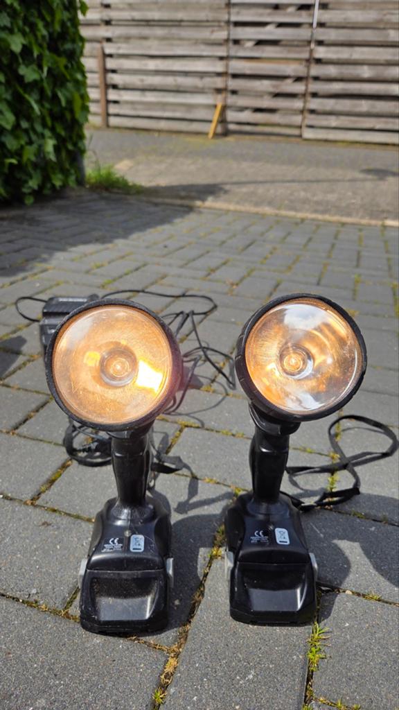 Hitachi UB18GAL zaklampen (2 stuks), Ophalen, Gebruikt