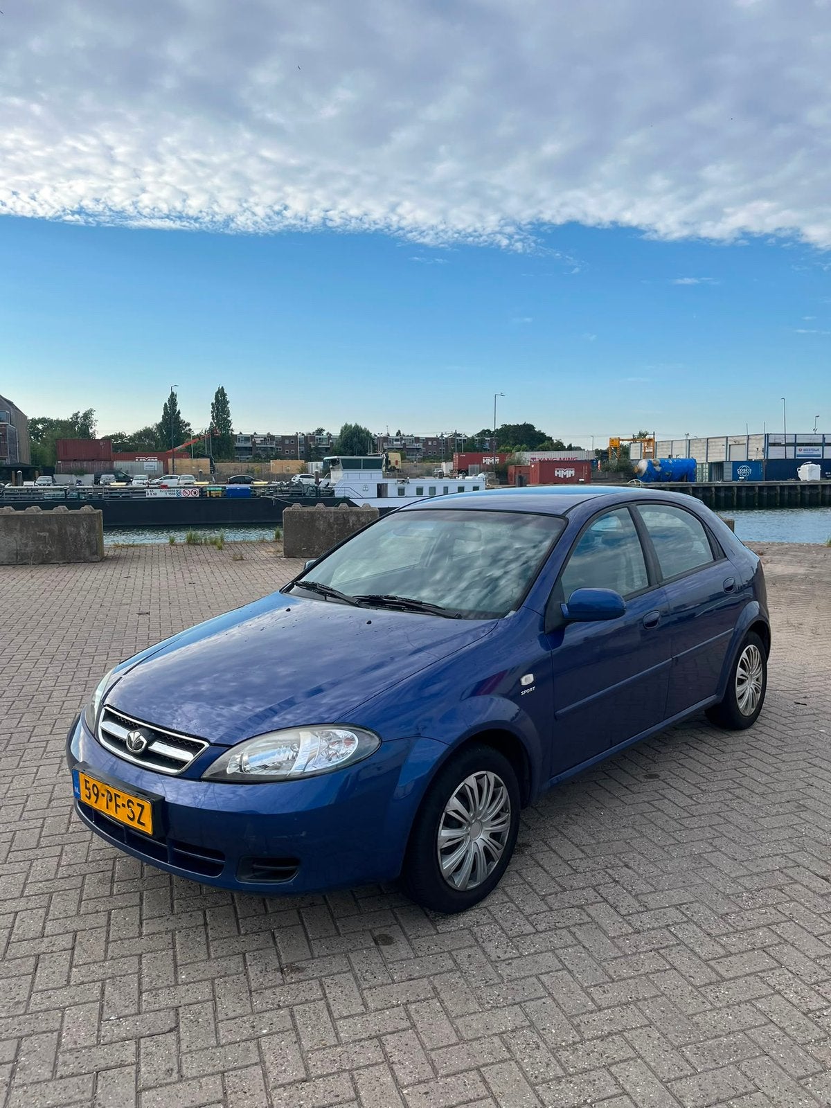 Daewoo Lacetti 1.6 2004 Blauw 5 deurs nette auto, Voorwielaandrijving, Lacetti, 4 cilinders, Blauw
