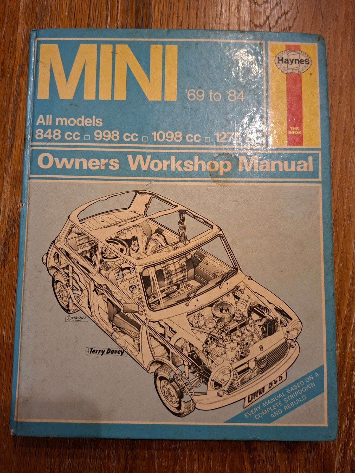 Haynes Mini Owners Workshop Manual '69 tot '84, Ophalen of Verzenden, Gelezen, Overige merken, Terry Davey