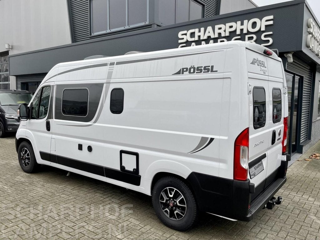 Pössl 2Win Plus AUT9g, Automaat, Buscamper of Camperbus, Ringverwarming, Tot en met 2