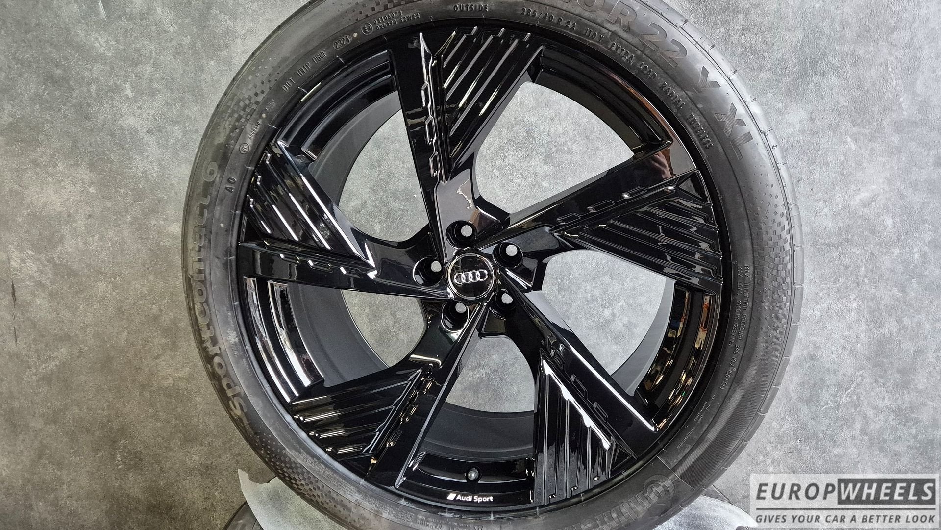 22 Inch Audi Q8 SQ8 RSQ8 Black Edition Velgen OEM, Auto-onderdelen, Banden en Velgen, Gebruikt, -, 285 mm, -