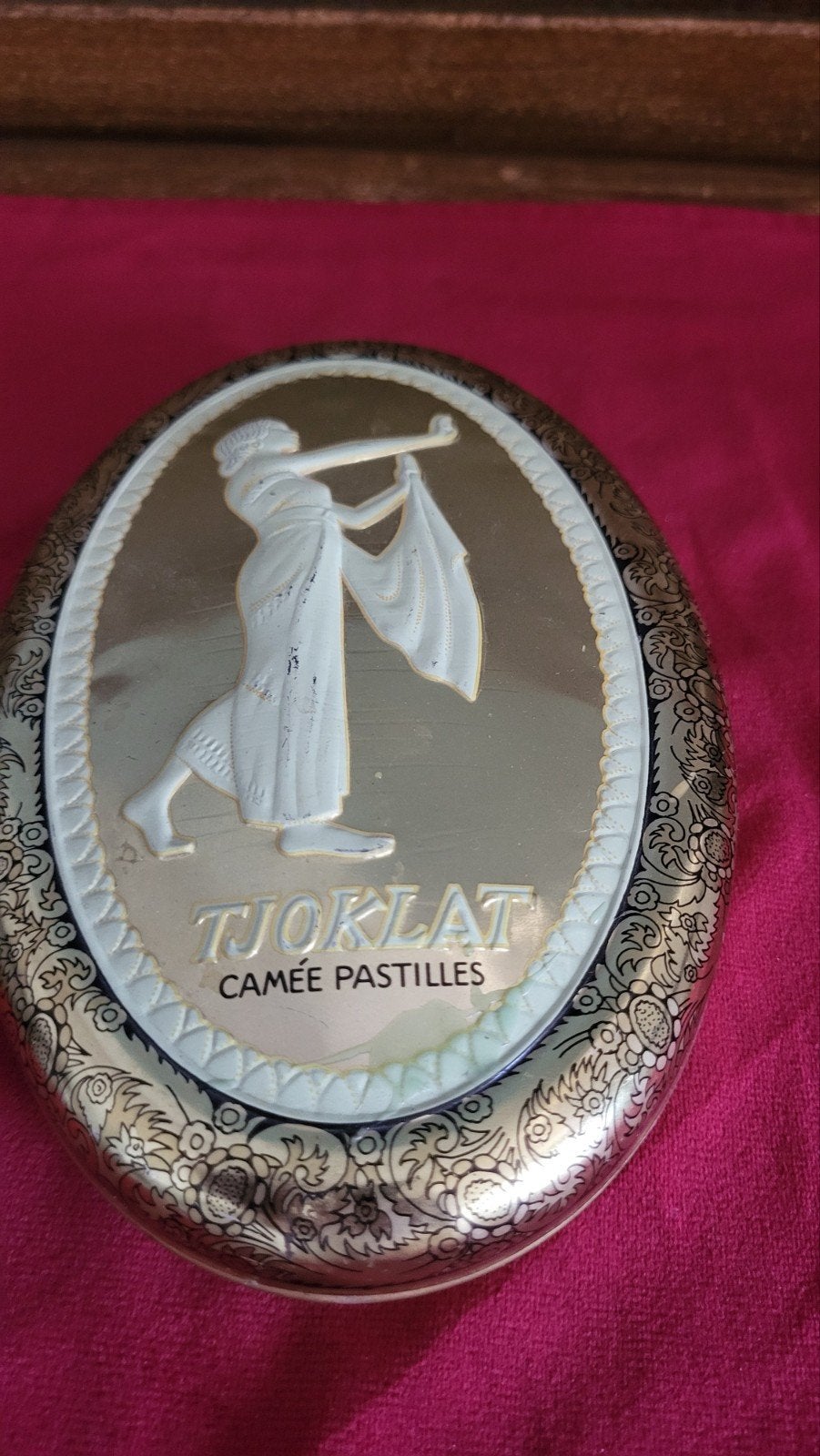 Vintage Tjoklat Camee Pastilles Blik - Amsterdam, Verzamelen, Blikken, Ophalen of Verzenden