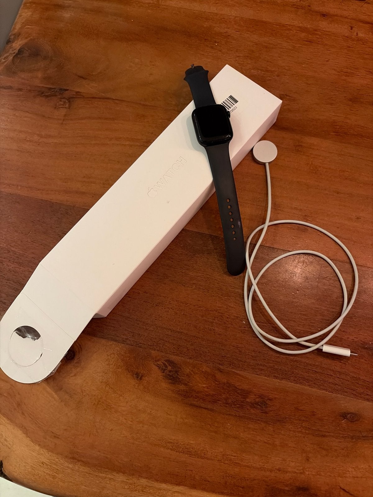 Apple Watch Series 8 wifi Midnight aluminium Zwart, Afstand, Zwart, IOS, Ophalen of Verzenden