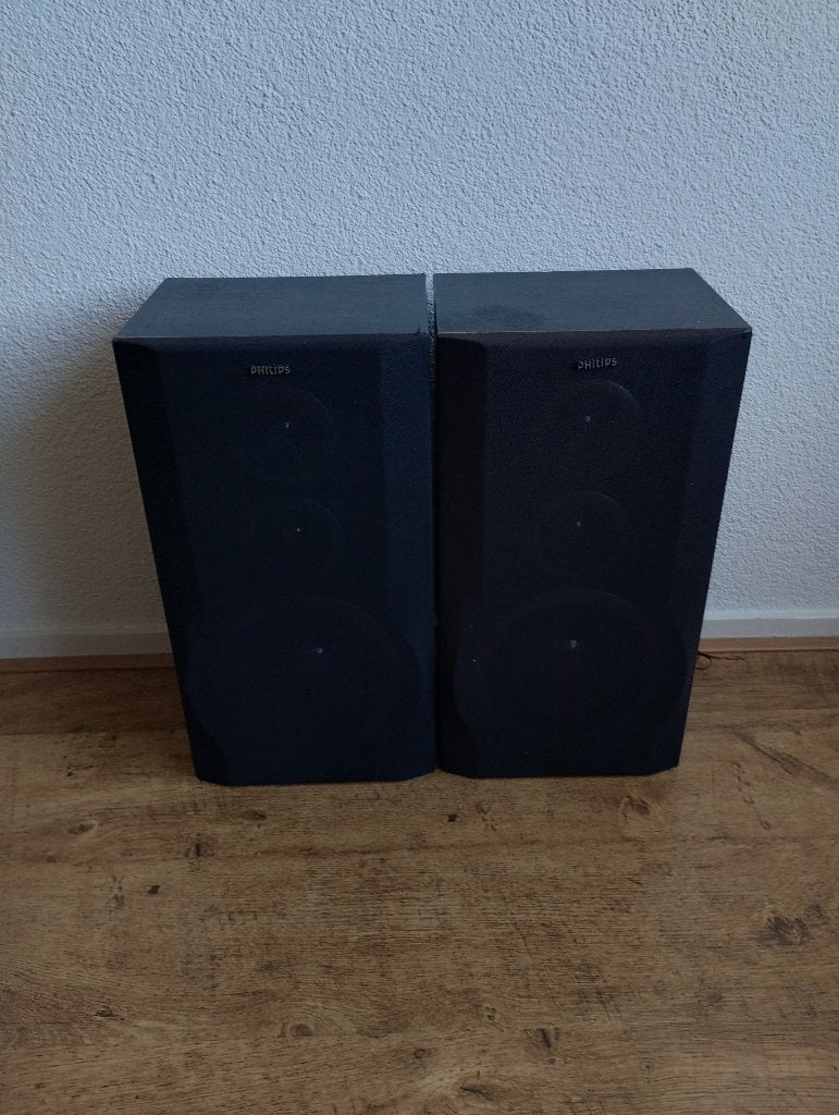 Speakers Philips (2 stuks), Audio, Tv en Foto, Luidsprekers, Ophalen, Stereo speakers, Philips, Gebruikt