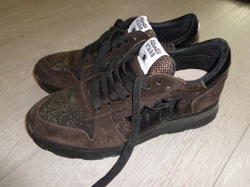 bruine damessportschoenen van ATLANTIC STARS, maat 40, Bruin, Sportschoenen, Ophalen of Verzenden, Zo goed als nieuw