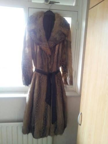 2 echte dames bontjassen, Kleding | Dames, Jassen | Winter, Zo goed als nieuw, Maat 42/44 (L), Overige kleuren, Ophalen