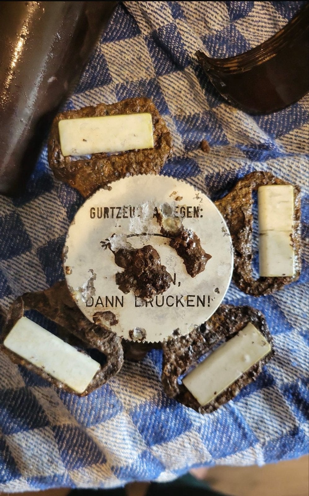Luftwaffe Rückenfallschirm Sluiting - WOII, Verzamelen, Ophalen of Verzenden, Luchtmacht, Duitsland, Overige typen