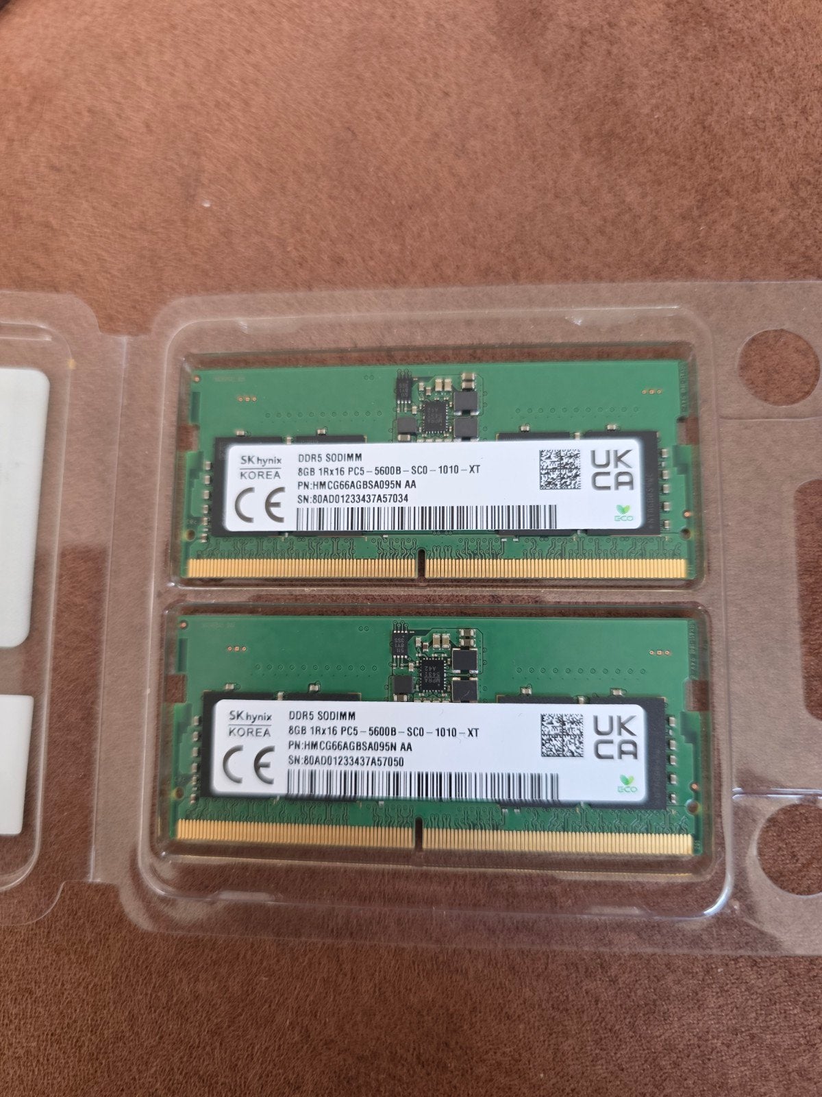 SK Hynix DDR5 SODIMM 2x 8GB RAM Geheugen, 8 GB, Nieuw, Ophalen of Verzenden, DDR5