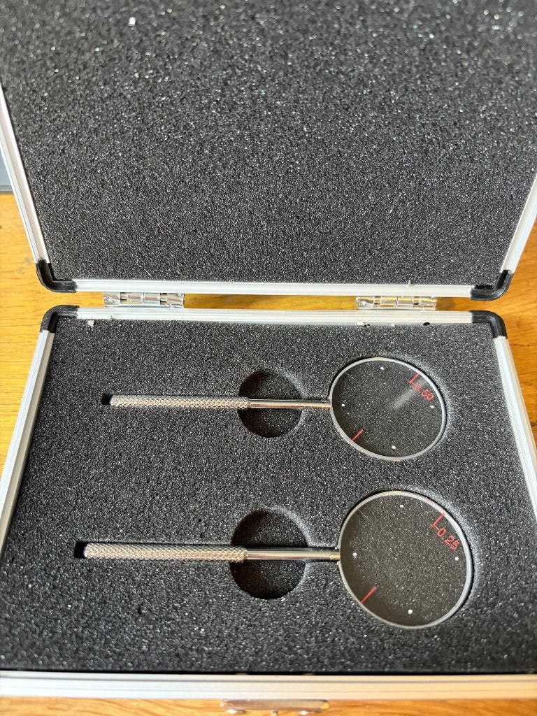 Optometrie kruiscilinders, Ophalen of Verzenden, Zo goed als nieuw