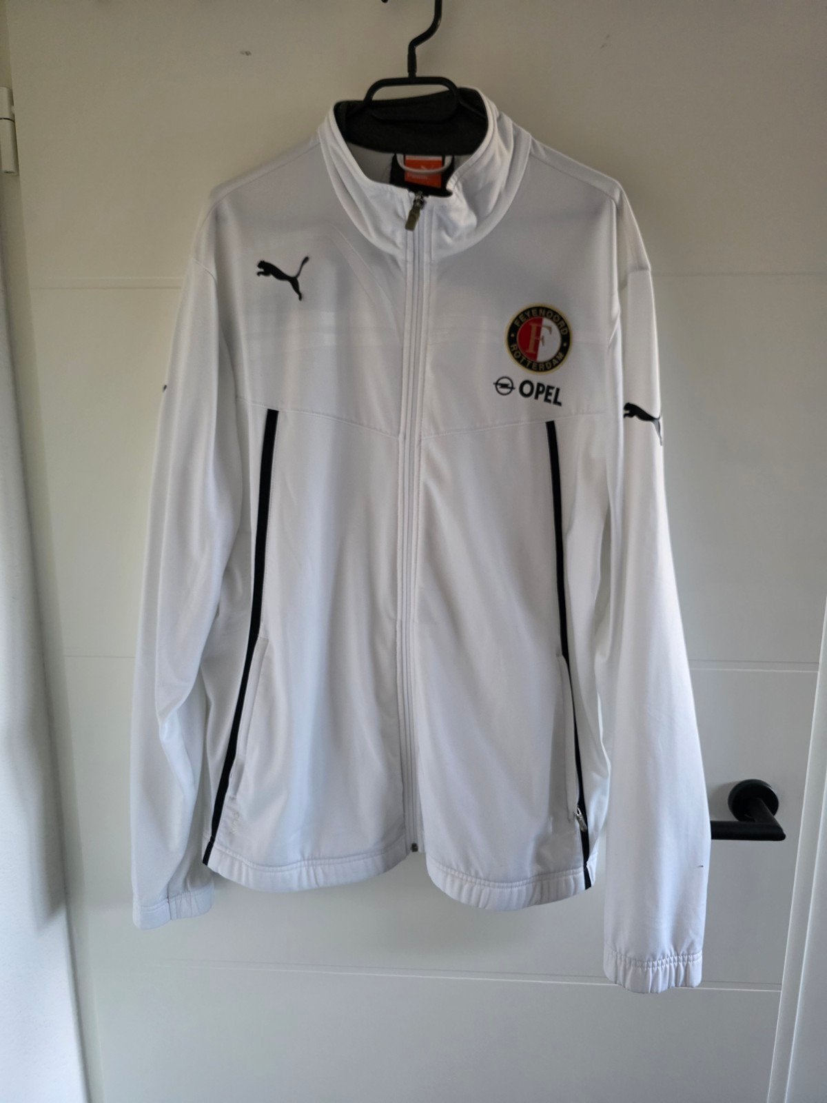 Puma Feyenoord Trainingsjack Maat XL, Puma, Wit, Maat 56/58 (XL), Ophalen of Verzenden