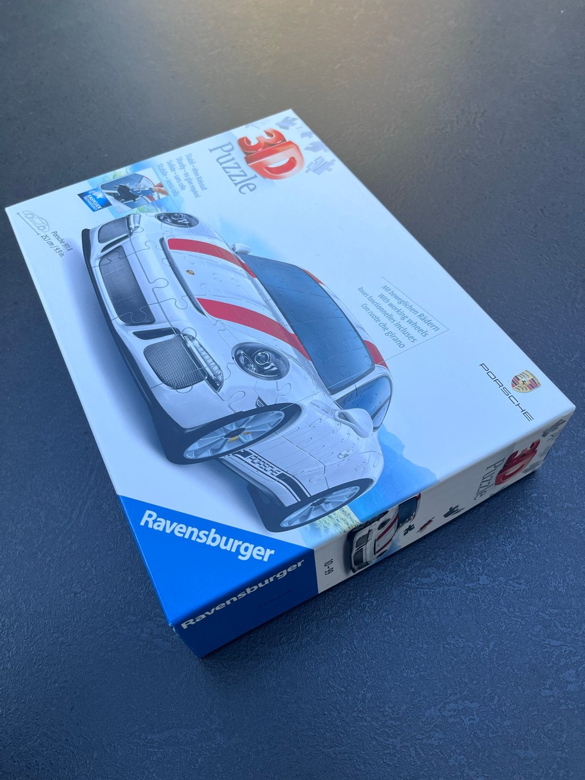 Ravensburger Porsche 911 R 3D-puzzel – nieuw in doos, Ophalen of Verzenden, Minder dan 500 stukjes, Nieuw, Rubik's of 3D-puzzel