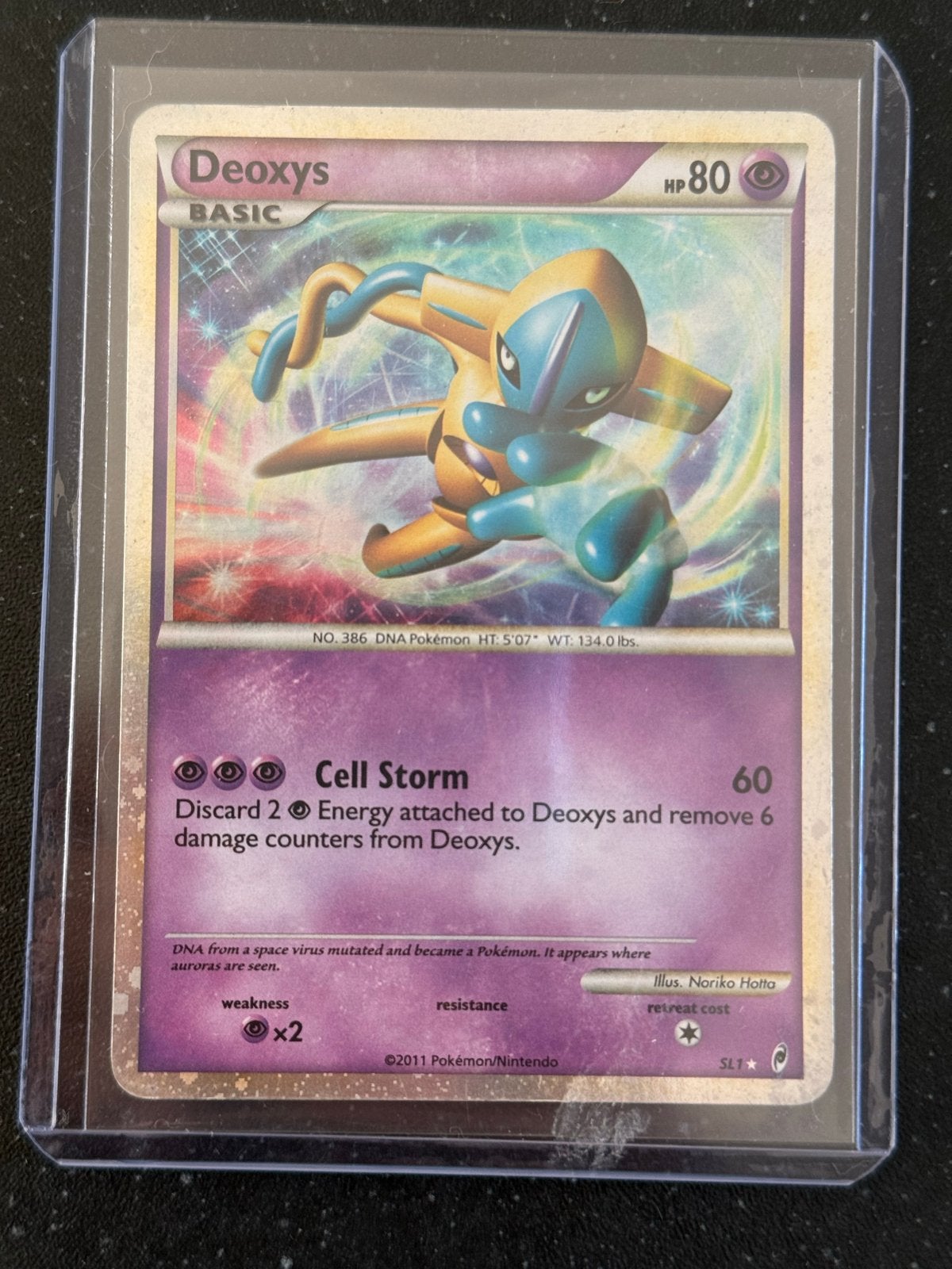 Pokémon Deoxys SL1 - Call of Legends, Ophalen of Verzenden, Zo goed als nieuw, Losse kaart