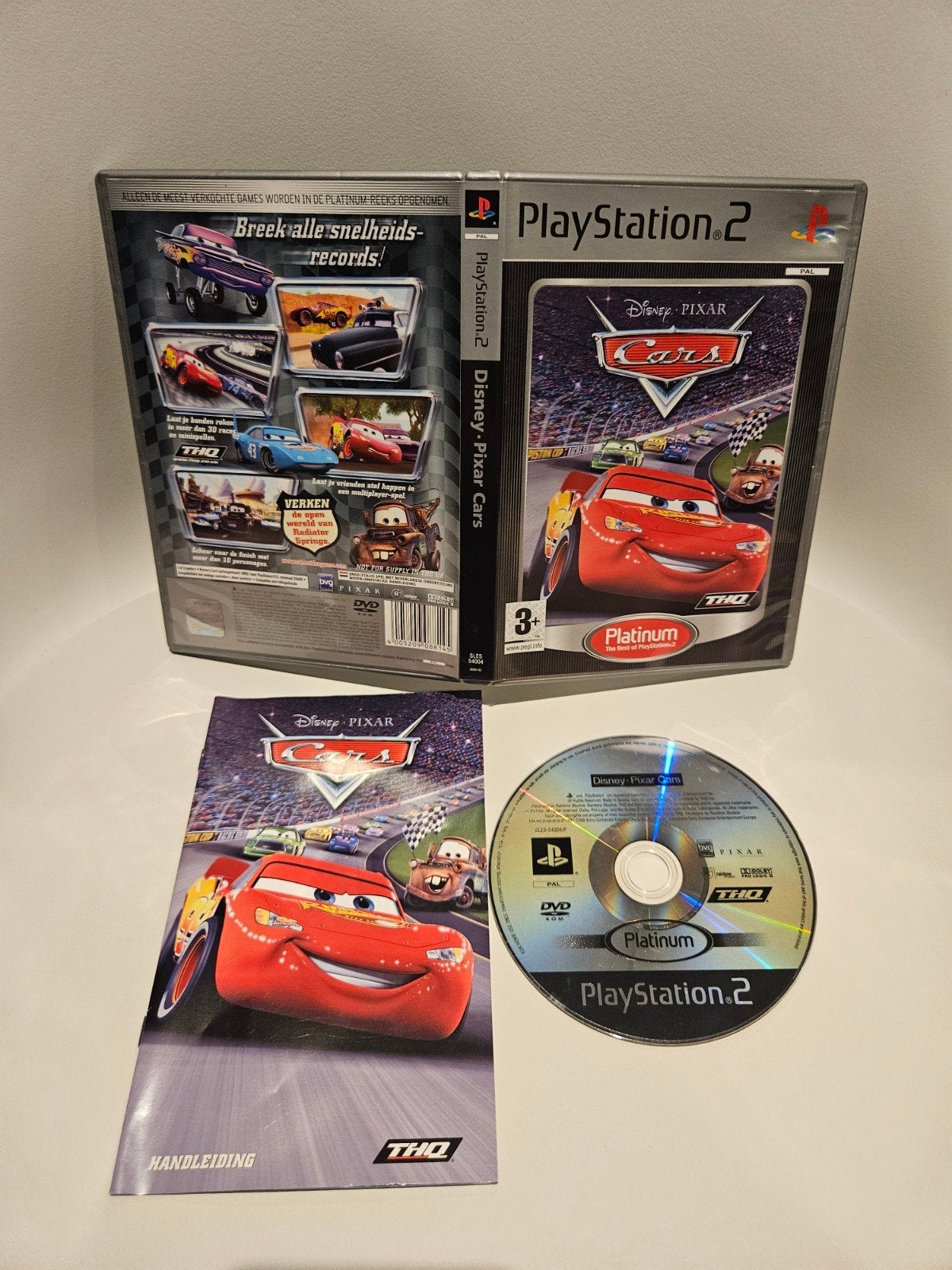 Disney Pixar Cars PS2, Spelcomputers en Games, Games | Sony PlayStation 2, 1 speler, Racen en Vliegen, Ophalen of Verzenden, Zo goed als nieuw