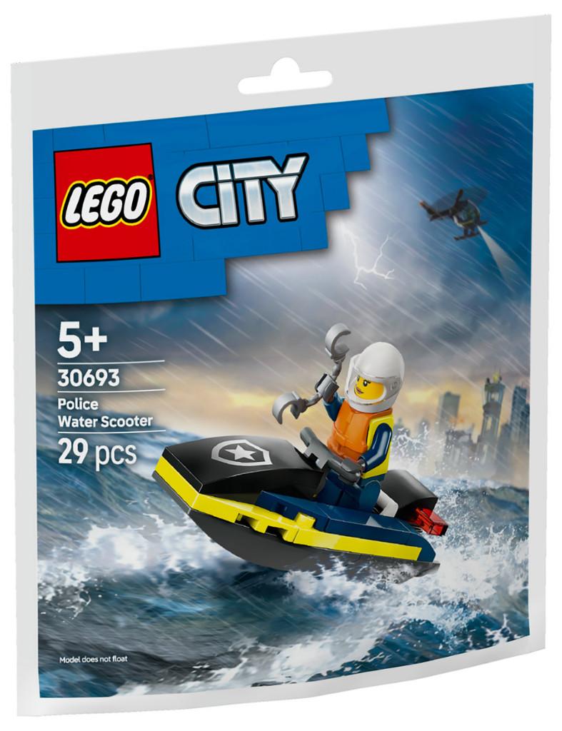LEGO City 30693 PolitieWaterScooter PolyBag 29 delig, Ophalen of Verzenden, Nieuw, Complete set, Lego