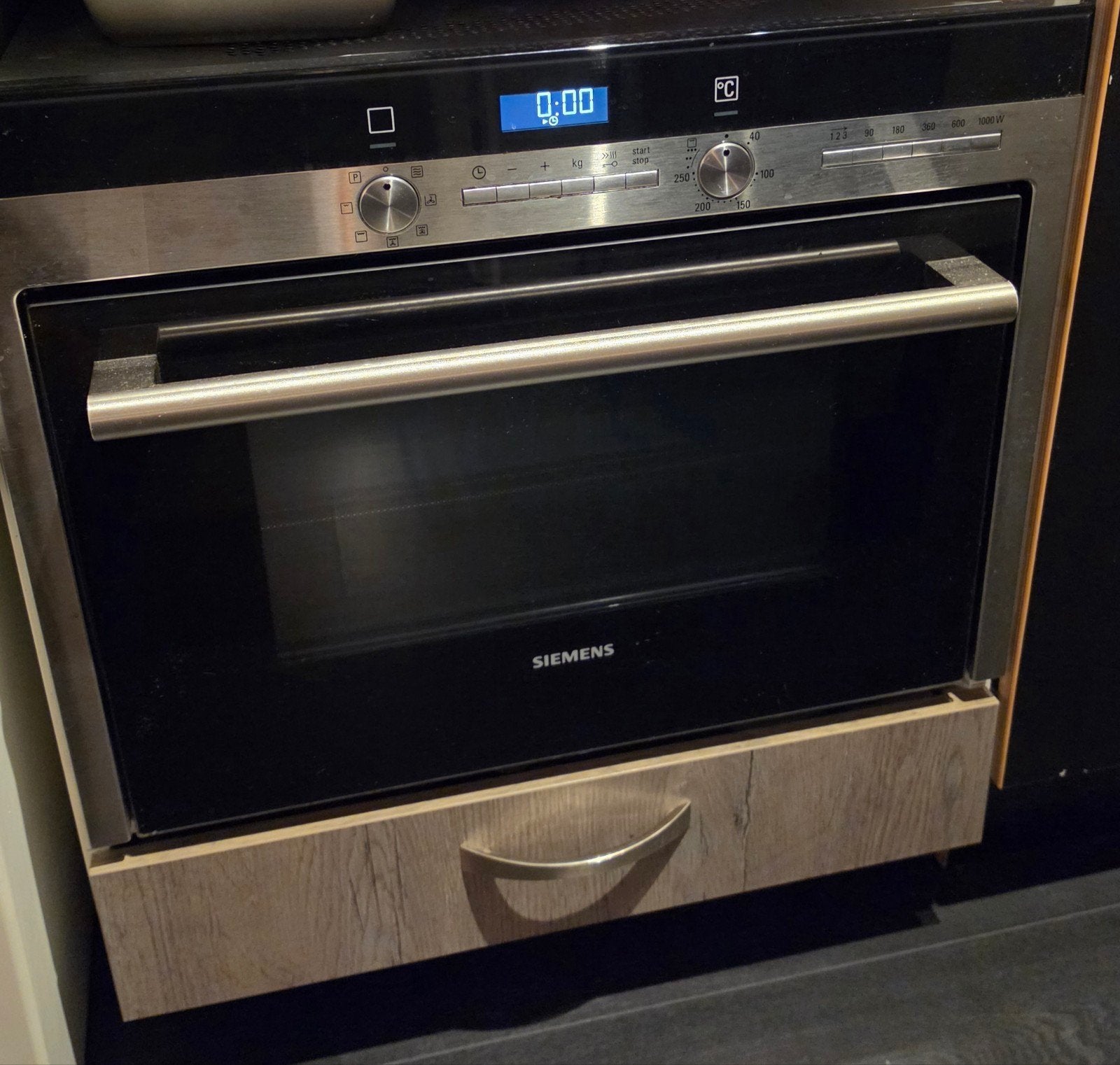 Siemens Inbouw Combi-Magnetron / Oven – RVS – 36L, Ophalen, Gebruikt