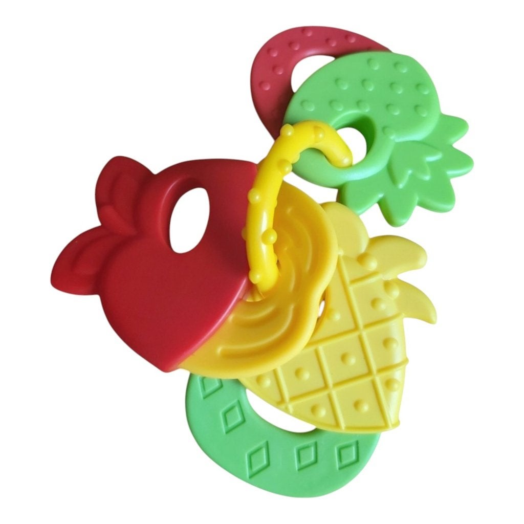 Bijtring - rammelaar met afneembare stukken ananas, Verzenden, Nieuw, Rammelaar