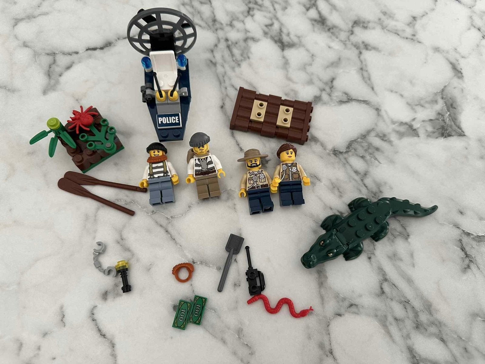 Vakantietip: Lego City Moeraspolitie startset 60066, Kinderen en Baby's, Speelgoed | Duplo en Lego, Ophalen of Verzenden, Zo goed als nieuw