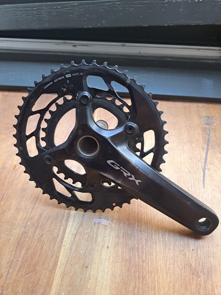 Shimano GRX 12sp 48/31 170mm crankstel, Crankstel of Pedalen, Gebruikt, Ophalen of Verzenden, Gravelbike