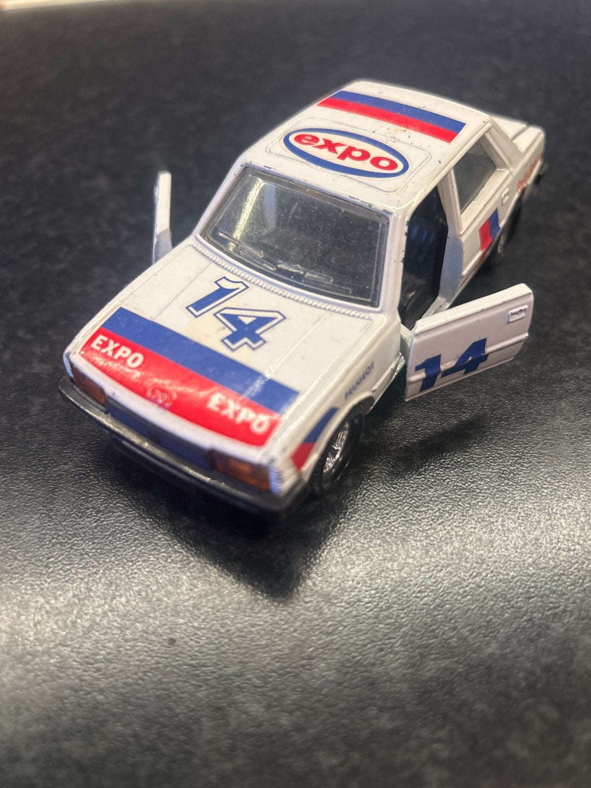Matchbox Super Kings K-8 Peugeot 505 Expo Rally Auto, Ophalen of Verzenden, Gebruikt