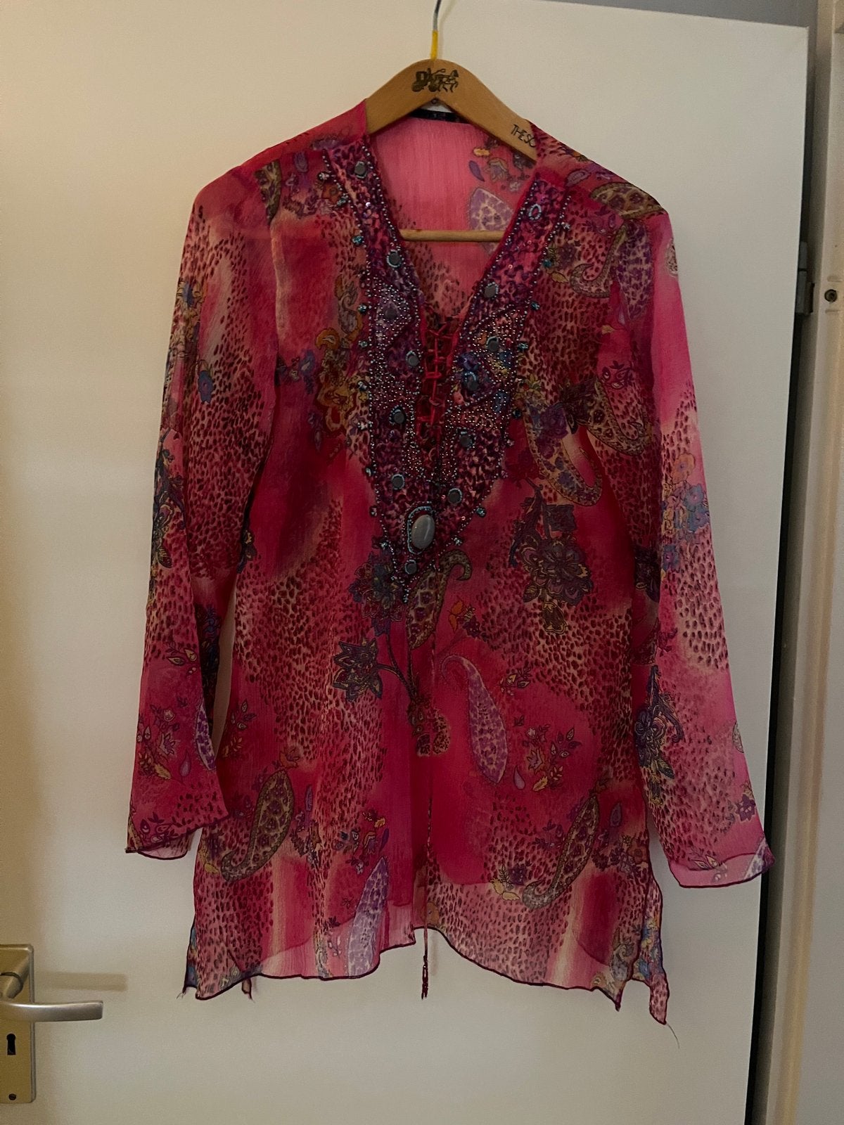 Tuniek, damesblouse maat 38, Kleding | Dames, Ophalen of Verzenden, Zo goed als nieuw, Maat 38/40 (M), Roze