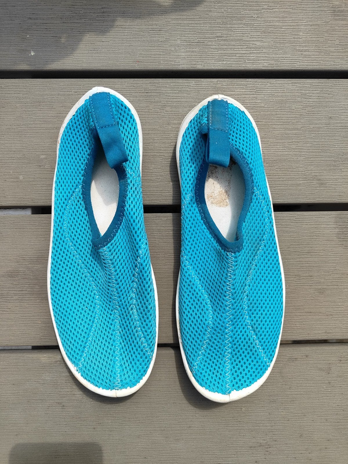 Waterschoenen maat 34-35 - Blauw, Watersport en Boten, Watersportkleding, Ophalen of Verzenden, Gebruikt, Kind, Zeil- of Surfschoenen