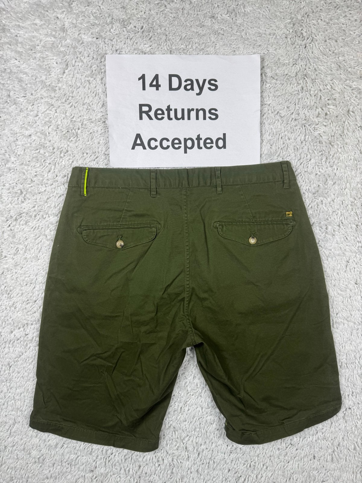 Scotch & Soda Chino Short Groen W34 2884, Verzenden, Overige maten, H, H