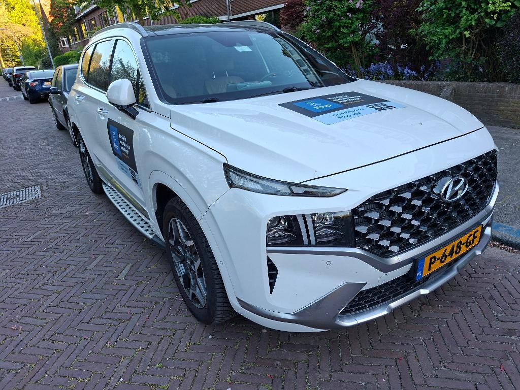 Hyundai Santa Fe 1.6 T-gdi HEV 230pk Aut. (7-zitter) 2022, Auto's, Hyundai, Lichtsensor, Euro 6, 4 cilinders, 179 pk