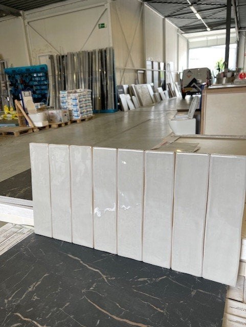 RESTPARTIJ Grey 7,5x30 cm – Stijlvol & Tijdloos nu €24,95m², Keramiek, Overige typen, Nieuw, Ophalen of Verzenden