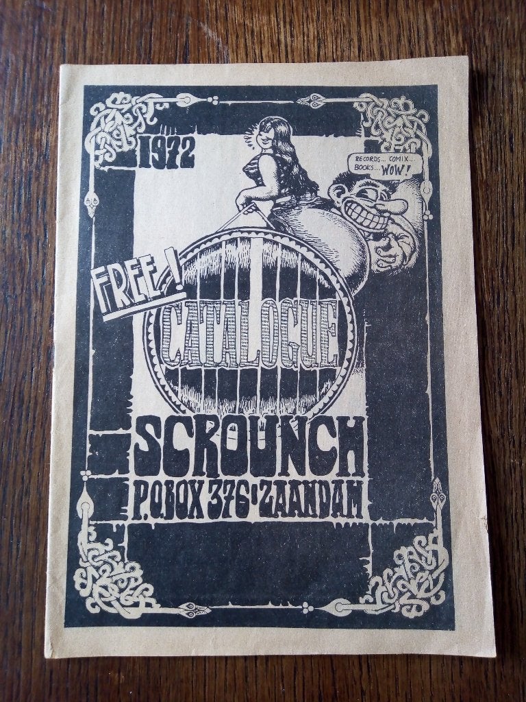 scrounch catalogue-dutch first underground mailorder*1972*, Ophalen of Verzenden, Zo goed als nieuw, Overige typen